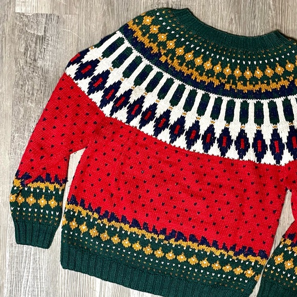 Vintage 1990s Melbourne Country Clothing Company Hand Knit Chunky Knit Sweater - Picture 11 of 16